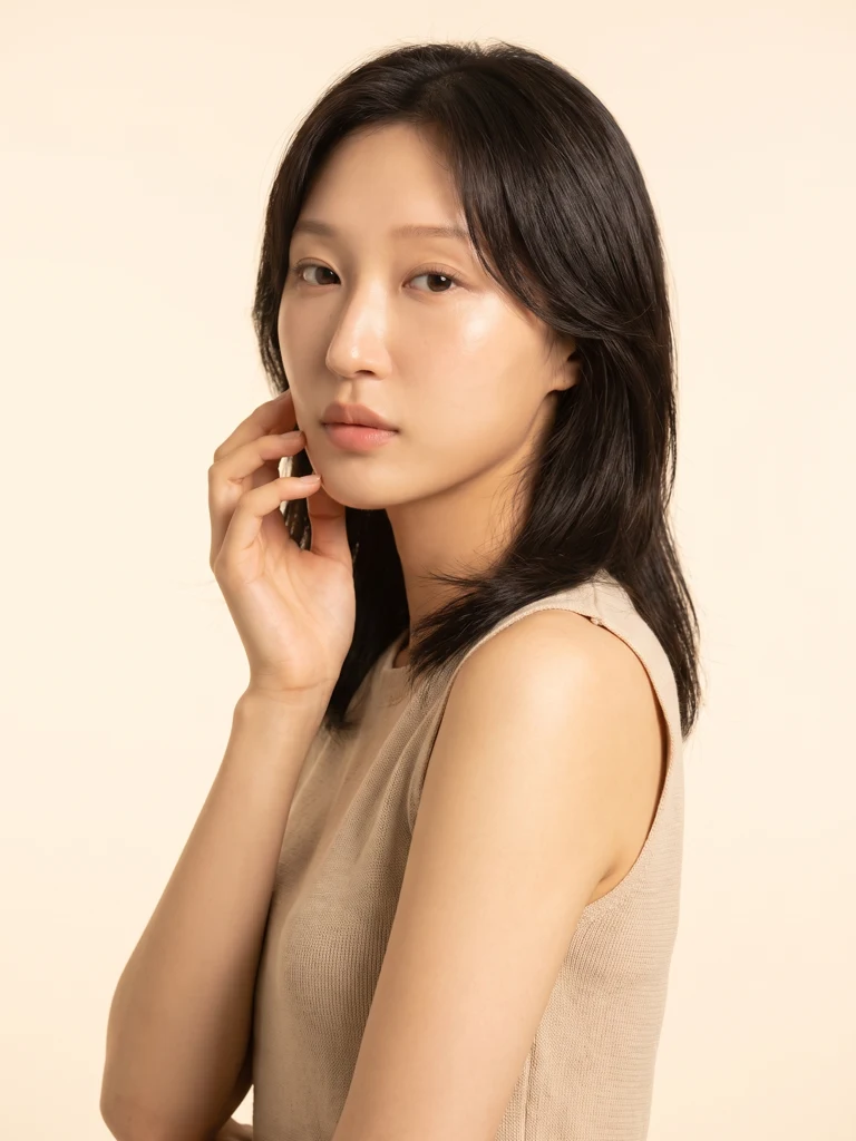 AI Korean-style beauty profile photo